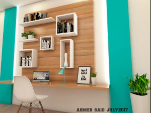 &aacute;rea de trabalho Modelo 3D