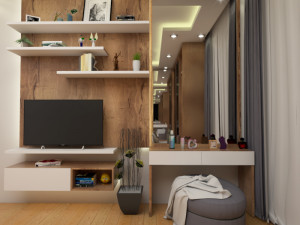 modern master bedroom 3D Модель