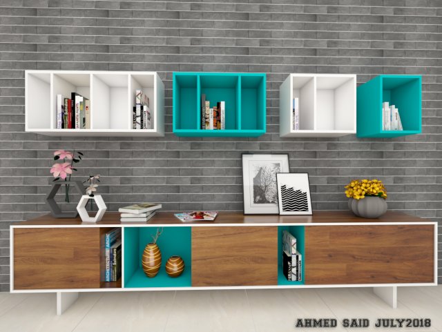 cabinets and boxes 3D Model .c4d .max .obj .3ds .fbx .stl .blend 