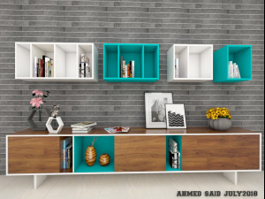 cabinets and boxes 3D 모델