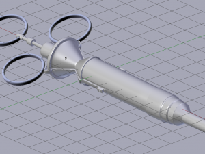 reusable medicine needle Model 3D