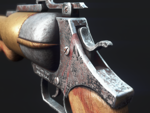Grenade Launcher Game-Ready 3D Model