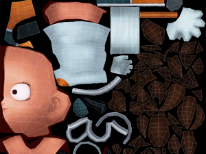 gine and baby goku Modèle 3D