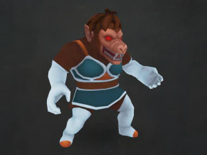 gine transforming into oozaru 3D Model