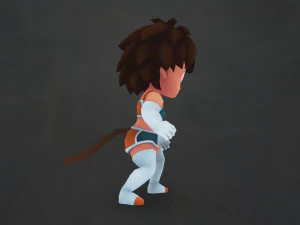 gine transforming into oozaru 3D Model