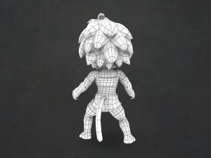 gine transforming into oozaru Modello 3D
