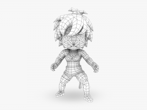 gine transforming into oozaru Modello 3D