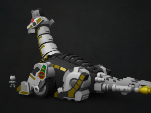 titanus and white ranger 3D Model