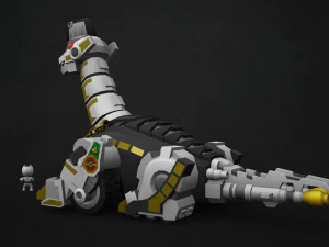 titanus and white ranger 3D Model