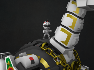 titanus and white ranger 3D Model