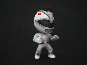 titanus and white ranger 3D Model