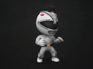 titanus and white ranger 3D Model
