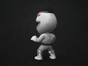 titanus and white ranger 3D Model
