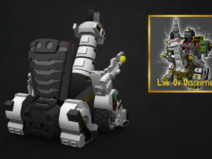 titanus and white ranger 3D Model
