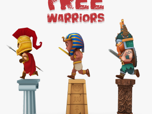 free ancient warriors 3D-Modell