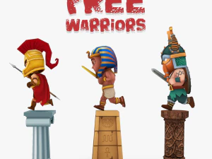 무료 고대 전사 3D 모델