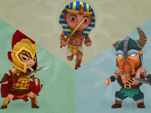 free ancient warriors 3D Model