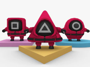 kalamar oyunu beyler - geometrik 3D Baskı Modeli