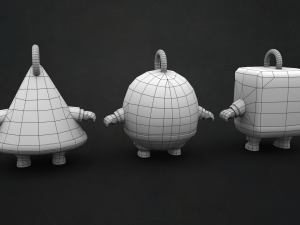 squid game guys - geometric Modello di stampa 3D