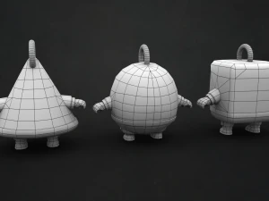 squid game guys - geometric 3D Print Model