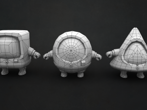 squid game guys - geometric Modello di stampa 3D