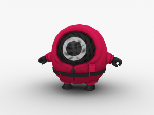 Free squid game guy 3D Print Model