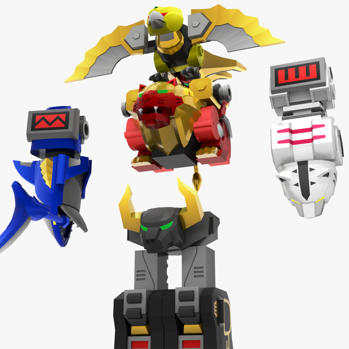 Gaoking - wilde Kraft 3D Modell .c4d .max .obj .3ds .fbx .stl .blend 