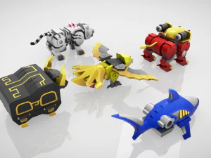 Gaoking - wilde Kraft 3D Modell