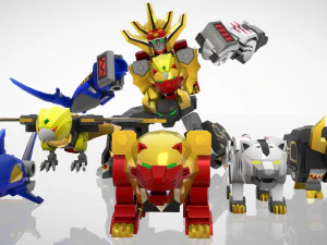 Gaoking - wilde Kraft 3D Modell