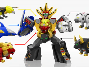 Gaoking - wilde Kraft 3D Modell