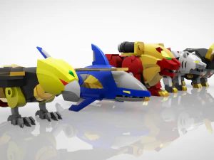 Gaoking - wilde Kraft 3D Modell