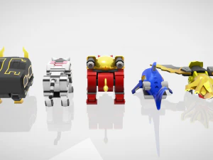 Gaoking - wilde Kraft 3D Modell