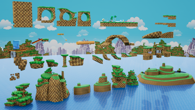 Sonic BUILDER Model 3D .c4d .max .obj .3ds .fbx .stl .blend 