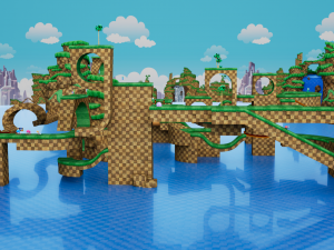 Sonic BUILDER Model 3D