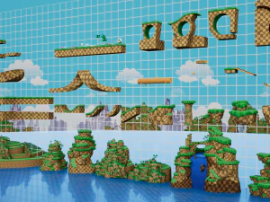 Sonic BUILDER 3D Modell