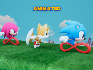 Sonic BUILDER Model 3D