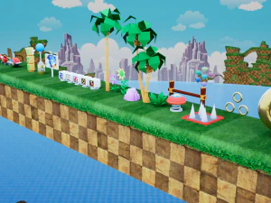 Sonic BUILDER 3D Modell