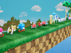 Sonic BUILDER 3D Modell