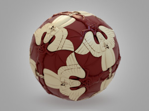Angels and Devils TRANSFORMING - Escher 3D Model