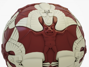 Angels and Devils TRANSFORMING - Escher 3D Model