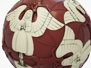 Angels and Devils TRANSFORMING - Escher 3D Model
