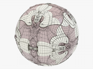 Angels and Devils TRANSFORMING - Escher 3D Model