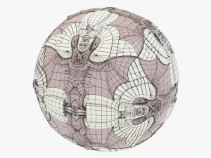 Angels and Devils TRANSFORMING - Escher 3D Model