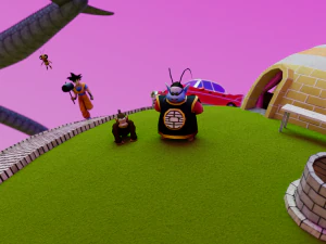 Kaito Gezegeni ve Yılan Yolu 3D Model