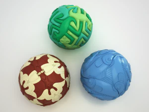 Escher Esferas animadas Modelo 3D