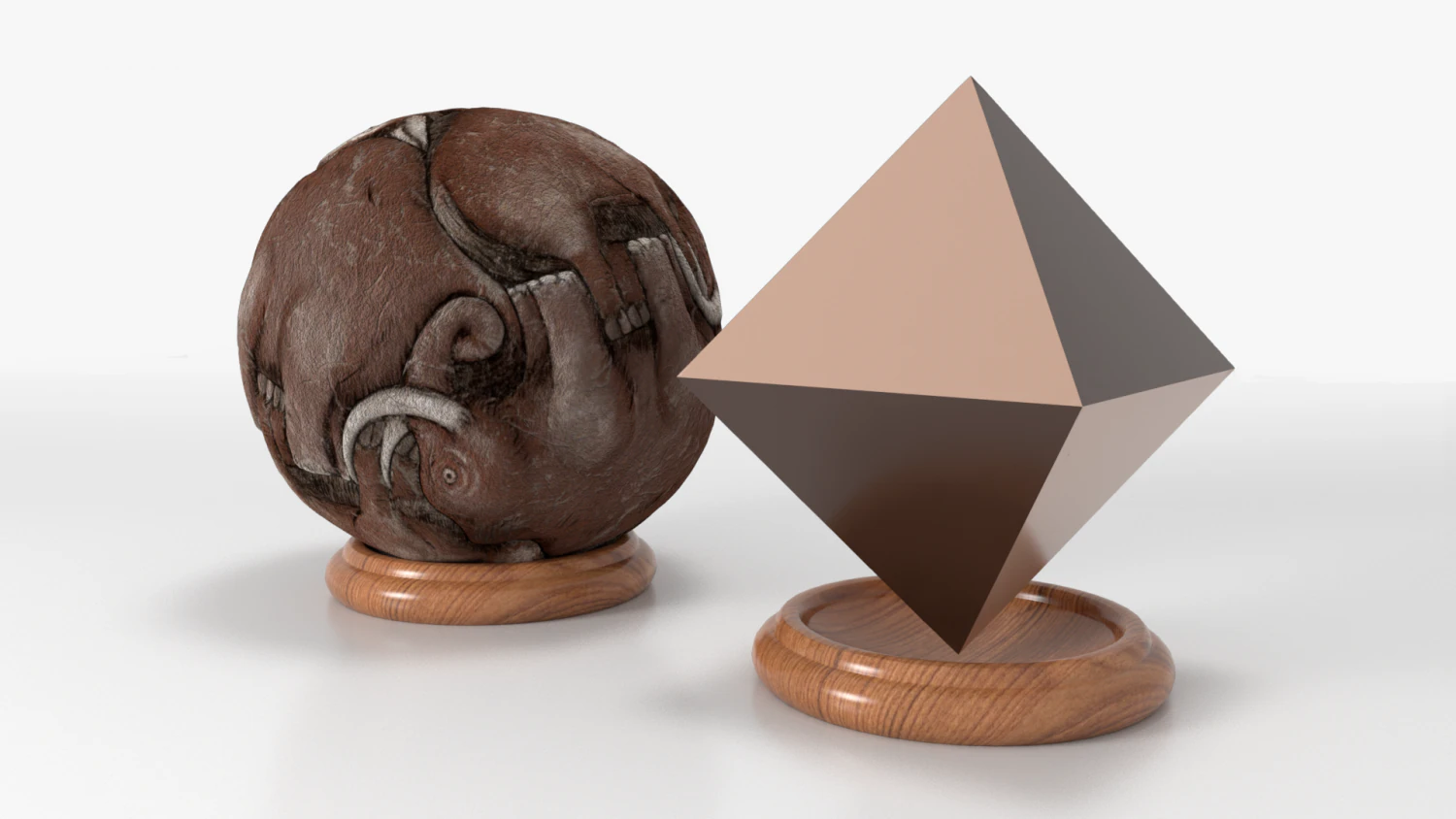 Pr&auml;historische Kugel 3D Modell .c4d .max .obj .3ds .fbx .stl .blend 