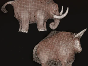 Pr&auml;historische Kugel 3D Modell