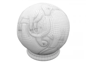 Pr&auml;historische Kugel 3D Modell