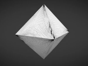 Pr&auml;historische Kugel 3D Modell