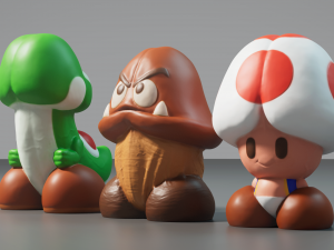 Peachs toys 3D 打印模型